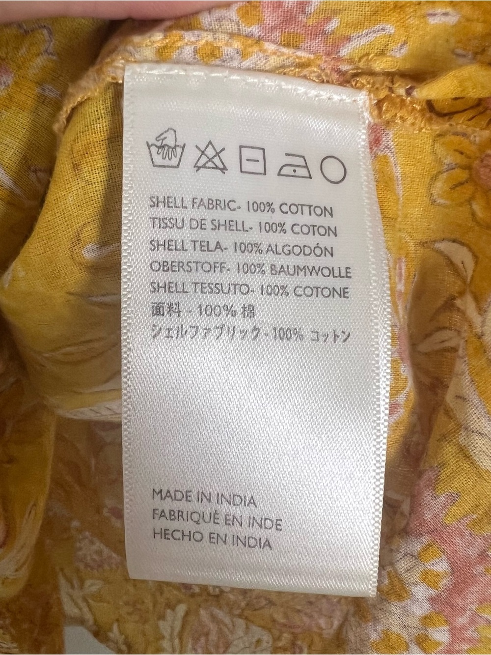 CLEOBELLA- Amaryllis Blouse Wildflower Yellow Size S - Picture 6 of 6